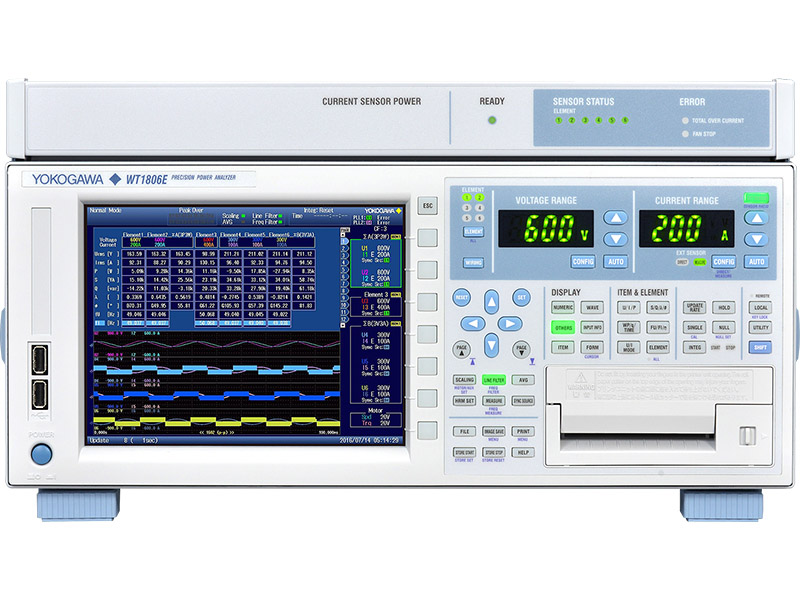 WT1800E series high-performance power analyzer